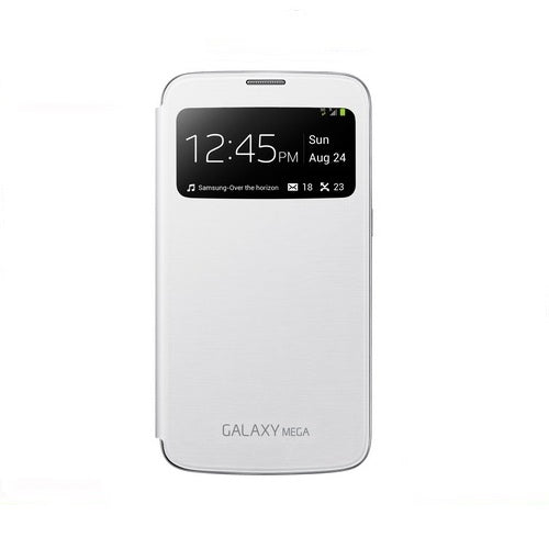 Genuine Samsung S-View Cover Case suits Samsung Galaxy Mega - White 1