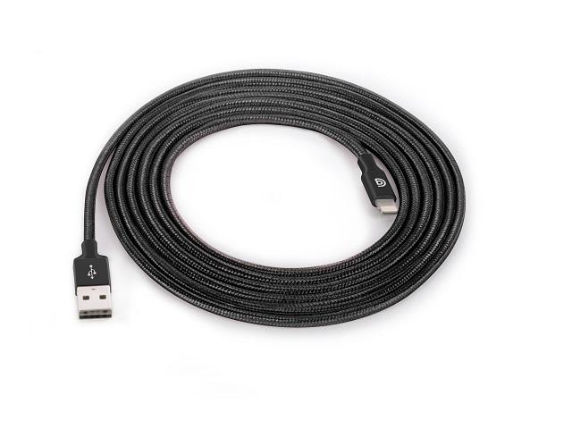 Griffin Premium Braided Lightning Apple Cable 5ft 1.5M - Black 2