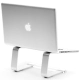 Griffin Elevator Laptop & Macbook Stand - Classic Aluminum Matte Silver 1