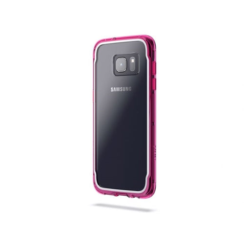 Griffin Survivor Clear Rugged case for Samsung S7 Edge - Clear Pink 1