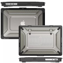 Load image into Gallery viewer, Rugged Protective &amp; Heavy Duty Case Macbook Air 13.6 M3/ M2 - Clear Black