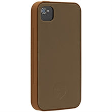 Load image into Gallery viewer, Ozaki iCoat Silicone+ Two Tone iPhone 4 / 4S Chocolate 1