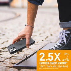 Catalyst Total Protection Waterproof Case iPhone 14 Plus 6.7 inch - Clear Black