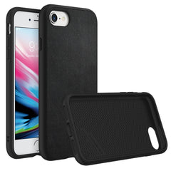 RhinoShield SolidSuit Impact Resistance Case iPhone SE 2020 / 8 / 7 - Leather Black 1