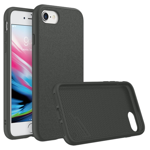 RhinoShield SolidSuit Impact Resistance Case iPhone SE 2020 / 8 / 7 - Microfiber / Graphite 1 1