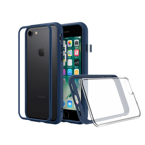 RhinoShield Mod NX Bumper Case & Clear Backplate iPhone 8 / 7 / SE 2020 - Royal Blue 7