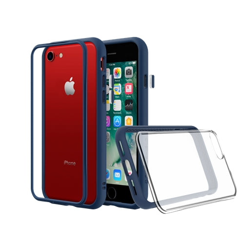 RhinoShield Mod NX Bumper Case & Clear Backplate iPhone 8 / 7 / SE 2020 - Royal Blue 5
