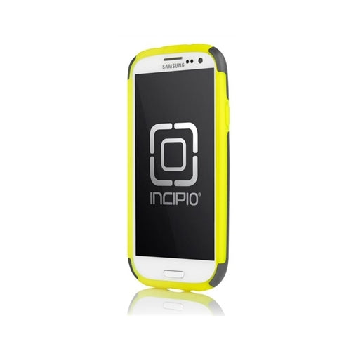 GENUINE Incipio Silicrylic Case for Samsung Galaxy S3 III i9300 Gray Yellow 2