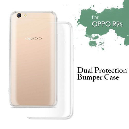 JTL Dual Protection Bumper Case for OPPO R9s - Crystal 3