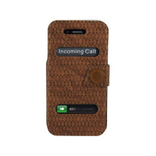 Load image into Gallery viewer, LUXA2 Lille Case suits Apple iPhone 4 / 4S LHA0048-B - Weaving Pattern Brown 1