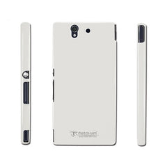 Metal-Slim Hard PC Case with UV coating for Sony Xperia Z - White 2