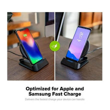 Load image into Gallery viewer, Mophie Universal Wireless-Charge Stream Desk Stand - Black 3