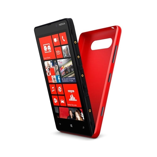 Official Nokia Wireless Charging Shell for Nokia Lumia 820 CC-3041R - Red 3