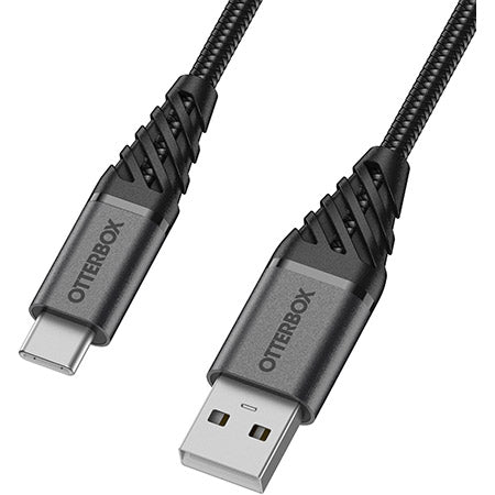 Otterbox Durable Premium Cable USB-C to USB-A 2M - Black