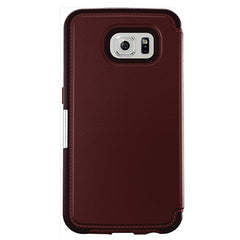 OtterBox Strada Case for Samsung Galaxy S6 - Warm Black / Maroon 1