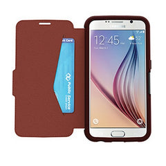 OtterBox Strada Case for Samsung Galaxy S6 - Warm Black / Maroon 4