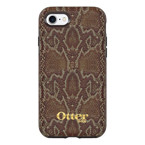 Otterbox Symmetry Leather Case iPhone 7 - Dark Brown/Dark Snake Skin 1