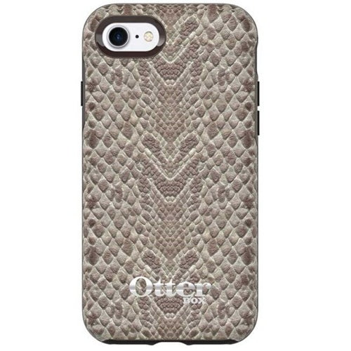Otterbox Symmetry Leather Case iPhone 7 - Dark Brown/Light Snake Skin 1