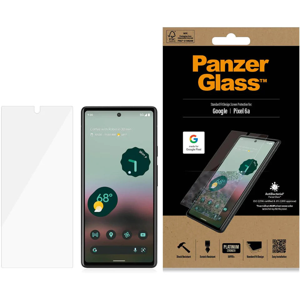 PanzerGlass Screen Guard Tempered Glass Pixel 6A 6.1 inch