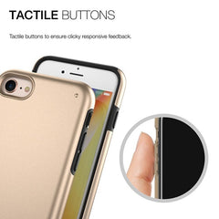 Patchworks Chroma Metalic Color Rugged Case iPhone 8 / 7 - Gold 2