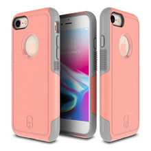 Load image into Gallery viewer, Patchworks Level Aegis Rugged Case for iPhone 8 / 7 - Pink / Grey 1