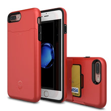 Load image into Gallery viewer, Patchworks ITG Level Card Case iPhone 7 Plus w/ Card Slot - Red 1