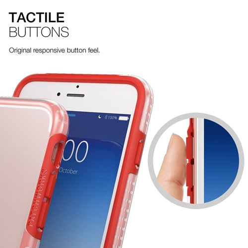 Patchworks ITG Level Protection Case iPhone 7 - Clear Red 2