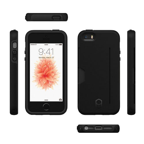 Patchworks Level Pro with Card Slot suits iPhone 5 / 5s / SE - Black 1