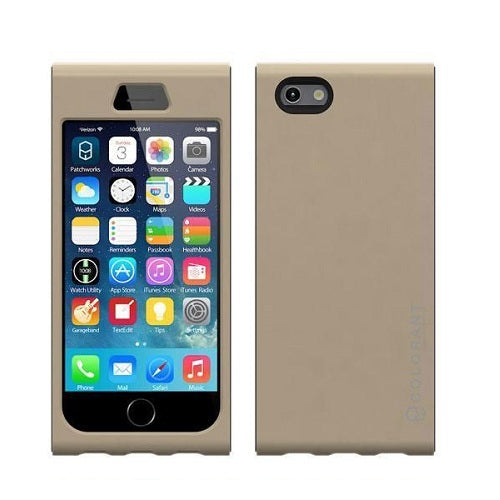 Patchworks Link Neck Type Strap Case for Apple iPhone 6 - Champagne 1