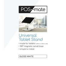 Load image into Gallery viewer, POS-Mate Universal Tablet &amp; iPad POS mount - White