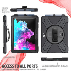 Rugged Protective Case Hand & Shoulder Strap Microsoft Surface Go 2 & 1 - Black 2