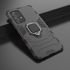 Rugged & Protective Phone Case Samsung A53 5G Built in Ring Holder - Black