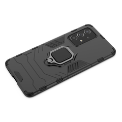 Rugged & Protective Phone Case Samsung A53 5G Built in Ring Holder - Black