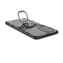Rugged & Protective Phone Case Samsung A53 5G Built in Ring Holder - Black