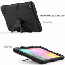 Load image into Gallery viewer, Rugged Protective Case Built in Screen &amp; Kickstand Samsung Tab S5E 10.5 2019 - Black 2