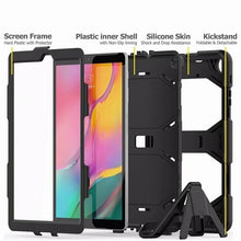 Load image into Gallery viewer, Rugged Protective Case Built in Screen &amp; Kickstand Samsung Tab S5E 10.5 2019 - Black 1