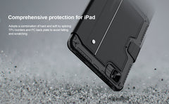 Rugged Detachable Keyboard & Trackpad Case iPad 10th / 11th Gen 10.9 inch - Black