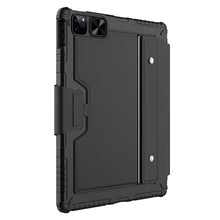 Load image into Gallery viewer, Rugged Detachable Keyboard &amp; Trackpad Case iPad Pro 12.9 4th 5th 6th Gen - Black