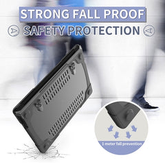 Rugged Protective & Heavy Duty Case Surface Laptop 3 15 inch - Clear Grey 2