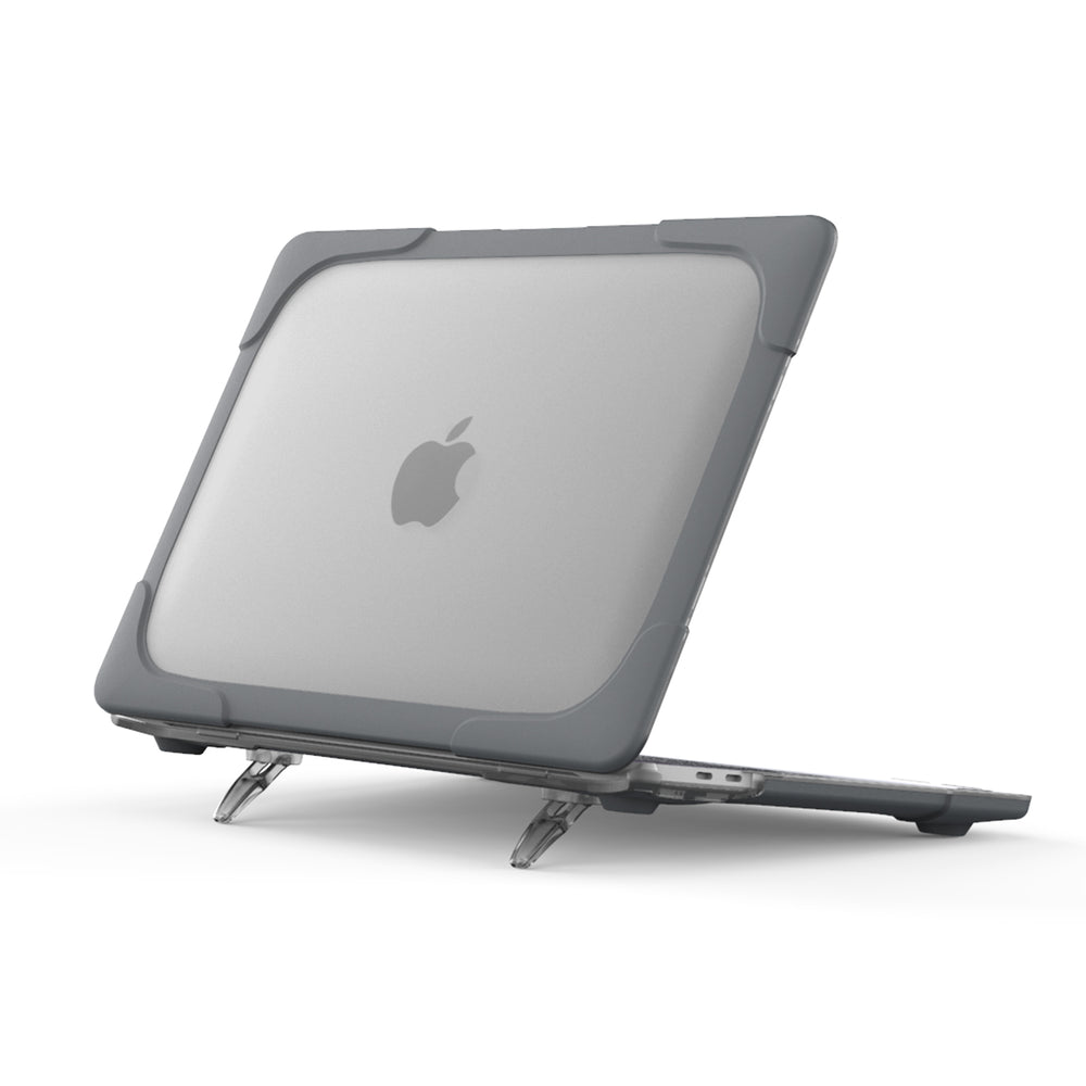 Rugged Protective & Heavy Duty Case Macbook Pro 13 (2020 & 2021) - Clear Grey
