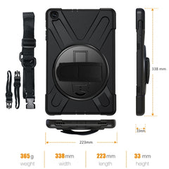Rugged Protective Case Hand & Shoulder Strap Samsung Tab A 10.1 2019 - Black 2