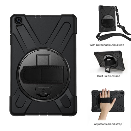 Rugged Protective Case Hand & Shoulder Strap Samsung Tab A 10.1 2019 - Black 6
