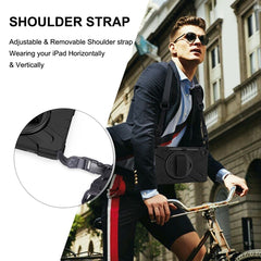 Rugged Case Hand & Shoulder Strap Samsung Tab S6 LITE 10.4 P610 - Black 2