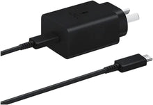 Load image into Gallery viewer, Samsung Wall Charger (AU) Fast Charger 45W &amp; 1.8M USB-C Cable - Black