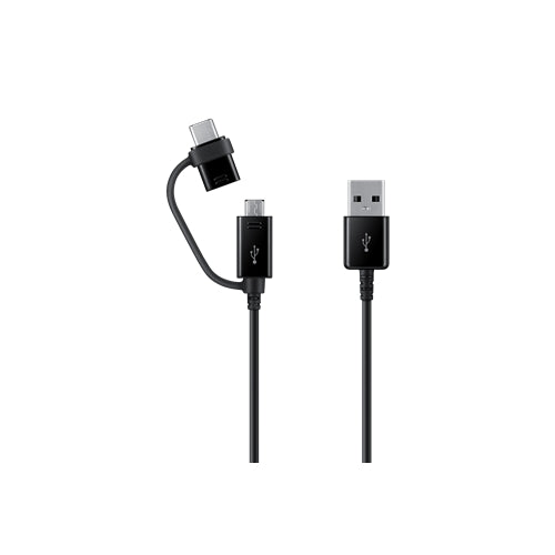 Samsung Car Charger Duo Dual USB A Fast Charge & Multi Cable - Black 5
