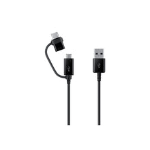 Load image into Gallery viewer, Samsung Car Charger Duo Dual USB A Fast Charge &amp; Multi Cable - Black 5
