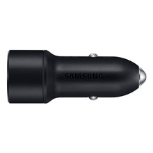 Load image into Gallery viewer, Samsung Car Charger Duo Dual USB A Fast Charge &amp; Multi Cable - Black 3