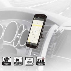 Scosche Magnetic Vent Mount for Mobile Devices - Black 4