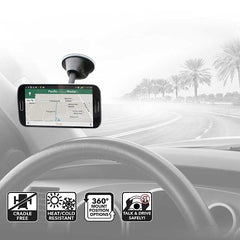 Scosche Magnetic Window Dash Mount for Mobile Devices - Black 4