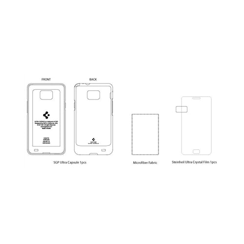 SGP Ultra Capsule Case Samsung Galaxy S II 2 S2 Pink 6